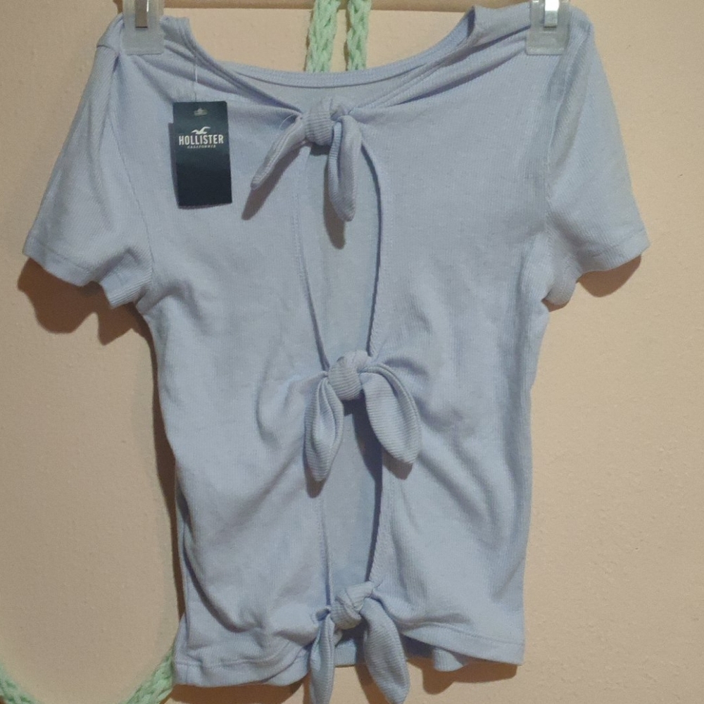 nwt open back tee